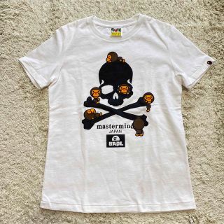 アベイシングエイプ(A BATHING APE)のA BATHING APE×master mind Tシャツ 白　Sサイズ(Tシャツ(半袖/袖なし))