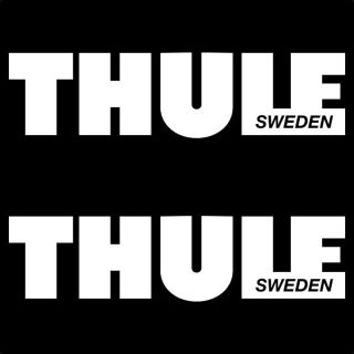 スーリー(THULE)の2枚セット スーリー カッティングシート ステッカー THULE(その他)