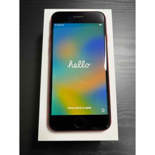 アップル(Apple)のiPhone SE2 64G レッド SIMフリー　Apple新品純正備品(スマートフォン本体)