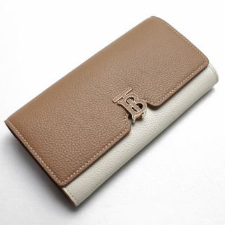 バーバリー(BURBERRY)のBURBERRY バーバリー TBコンチネンタルウォレット 長財布 ベージュ キャメル 8059622 レディース【未使用】【買取品】(財布)