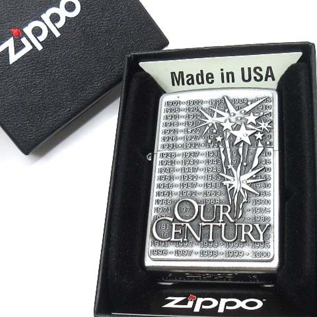 ZIPPO(ジッポー)のジッポー ミレニアム記念 復刻 OUR CENTURY ライター 2015年製 エンタメ/ホビーのコレクション(その他)の商品写真