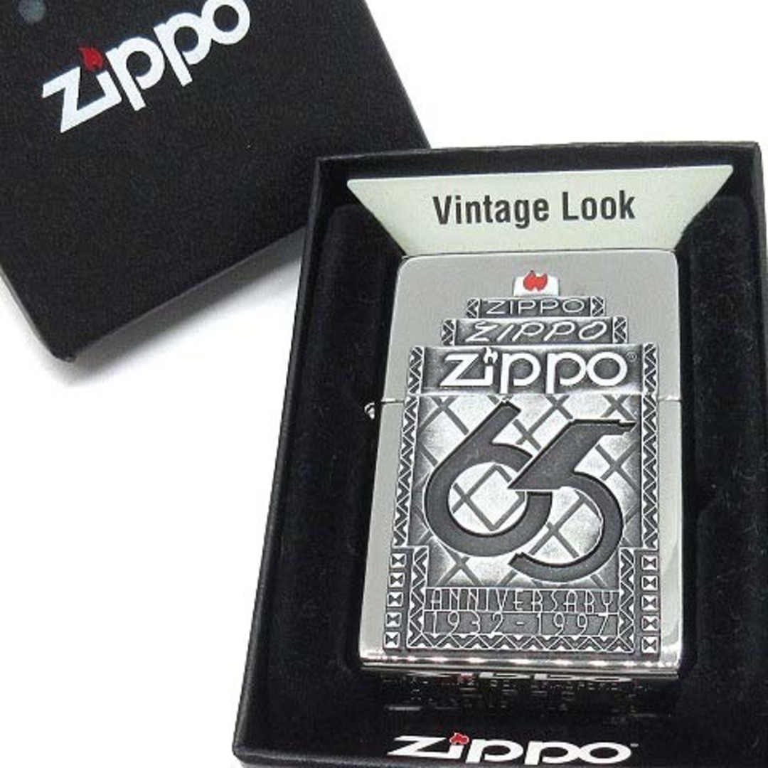 ZIPPO(ジッポー)のジッポー ZIPPO 65th アニバーサリー ライター メタルプレート 15年 エンタメ/ホビーのコレクション(その他)の商品写真