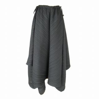 イッセイミヤケ(ISSEY MIYAKE)の美品 99ss ヴィンテージ イッセイミヤケ プリーツ加工 変形 ロングスカート(ロングスカート)