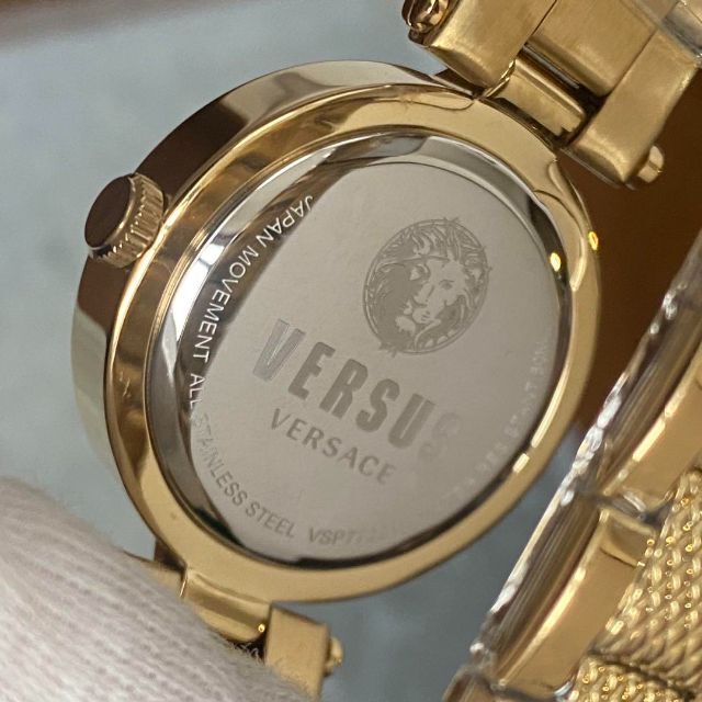 VERSACE - 新品 ヴェルサス ヴェルサーチ ゴールド レディース腕時計 