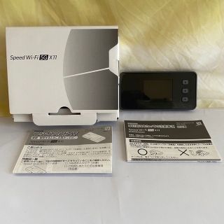 エヌイーシー(NEC)のNEC Speed Wi_Fi 5G X11 NAR01 チタニウムグレー (PC周辺機器)