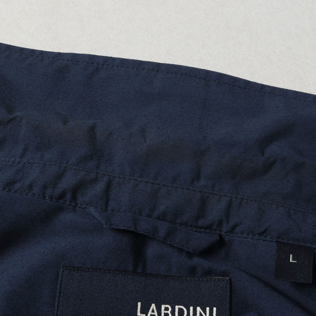 LARDINI ラルディーニ ジャケット ブートニエール付き コットン ポリ 2B テーラードジャケット JK.958 近年モデル ネイビー 紺 L イタリア製 ブランド アウター ブレザー フォーマル オフィス カジュアル 【メンズ】 4