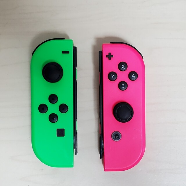 Nintendo Switch Joy-Con ネオングリーン ネオンピンク