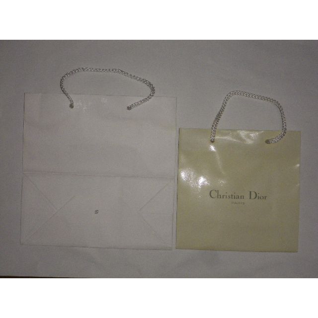 Christian Dior(クリスチャンディオール)のChristian Dior／ヴィンテージ紙袋 大小 レディースのバッグ(ショップ袋)の商品写真