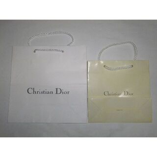クリスチャンディオール(Christian Dior)のChristian Dior／ヴィンテージ紙袋 大小(ショップ袋)