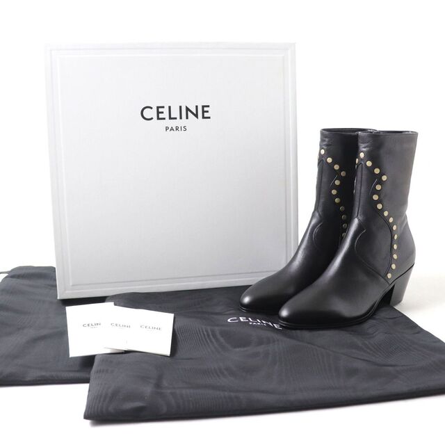 celine - 未使用品◇本革 CELINE セリーヌ ハンマースタッズ付