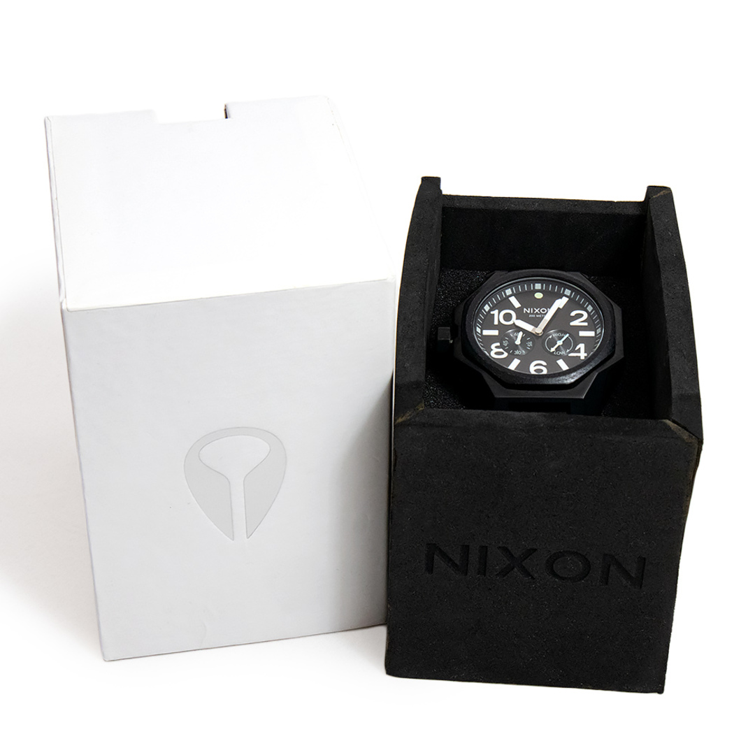 ニクソン THE TANGENT タンジェント 腕時計 ステンレススチール ミネラルガラス ブラック A3971042 訳あり NIXON（新品・未使用品）