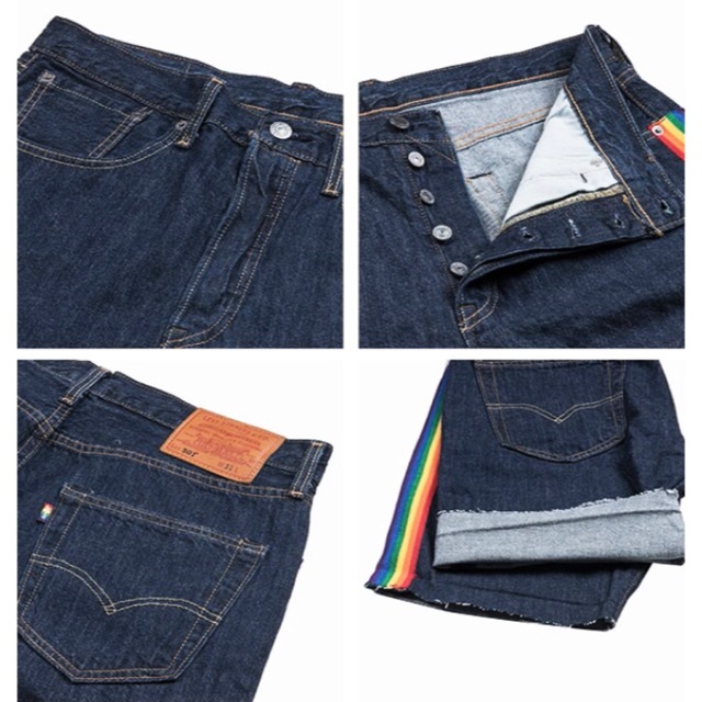 Levi's - 【Levi's/リーバイス】501 Cut Off Shortsレインボー Levi's - 【Levi's/リーバイス】501 Cut Off Shortsレインボー