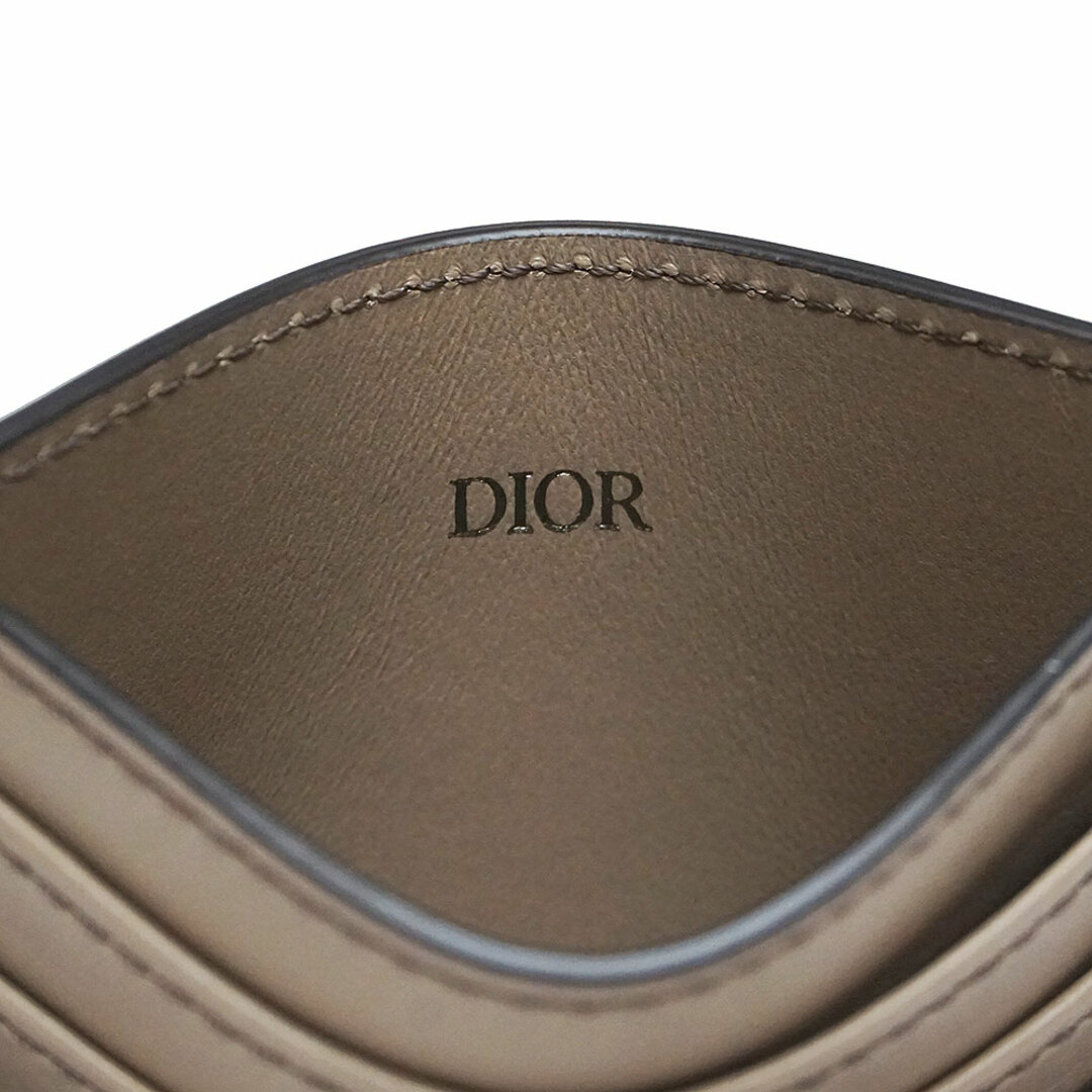 Christian Dior(クリスチャンディオール)のクリスチャンディオール CD Icon アイコン カードケース 名刺入れ 定期入れ パスケース グレインドカーフスキン レザー エボニー ブラウン 茶 2ESCH135CDI Christian Dior（新品・未使用品） メンズのファッション小物(名刺入れ/定期入れ)の商品写真