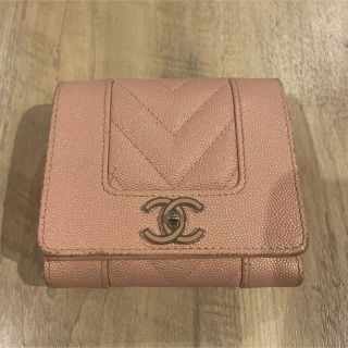 シャネル(CHANEL)のシャネル　三つ折り財布(財布)