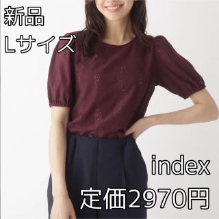 インデックス(INDEX)の3418⭐︎index⭐︎ウェービージャカードプルオーバー⭐︎Lサイズ(カットソー(半袖/袖なし))