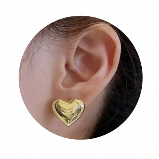 s Heart pierce GOLD  3500 レディースのアクセサリー(ピアス)の商品写真