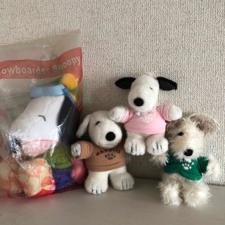 スヌーピー(SNOOPY)のスヌーピー　ぬいぐるみ　ファミリア&マクドナルド非売品(ぬいぐるみ)