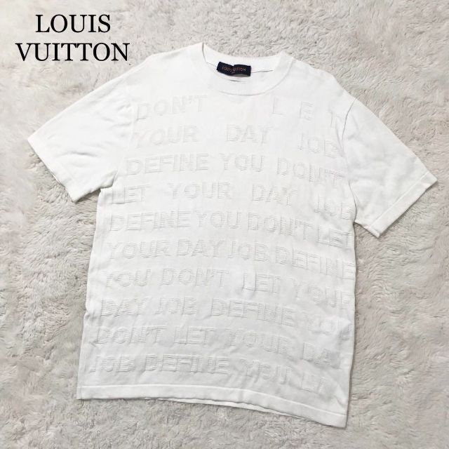 高速配送 21AW LOUIS VUITTON ルイヴィトン レターニット 半袖Ｔシャツ