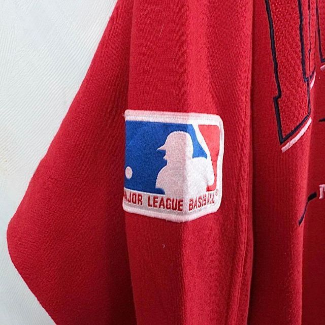 【希少】MLB インディアンズ スウェット トレーナー 刺繍 90s 入手困難