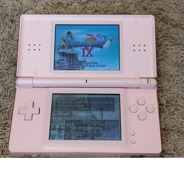 ニンテンドーDS(ニンテンドーDS)のニンテンド-DS LITE　本体　充電ケーブル付き　やや難あり エンタメ/ホビーのゲームソフト/ゲーム機本体(携帯用ゲーム機本体)の商品写真