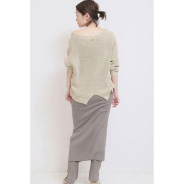 DEUXIEME CLASSE(ドゥーズィエムクラス)のDeuxieme Classe Lily Linen アゼ プルオーバー レディースのトップス(ニット/セーター)の商品写真