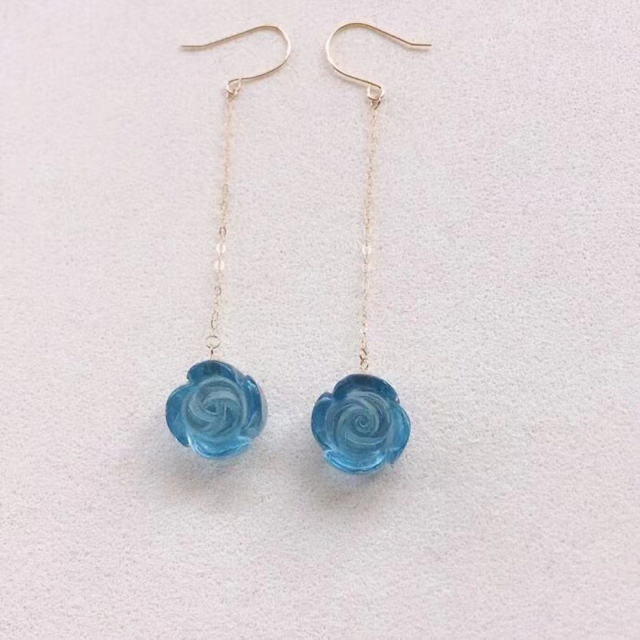 ⭐︎【高級】天然 アクアマリン ピアス k18 10.6mmの通販 by Rui|ラクマ ⭐︎【高級】天然 アクアマリン ピアス k18 10.6mmの通販 by Rui|ラクマ
