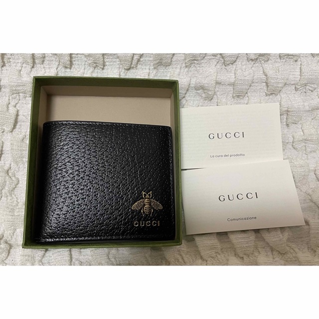 Gucci(グッチ)の「新品」グッチ　アニマリエ　レザー ウォレット メンズのファッション小物(折り財布)の商品写真