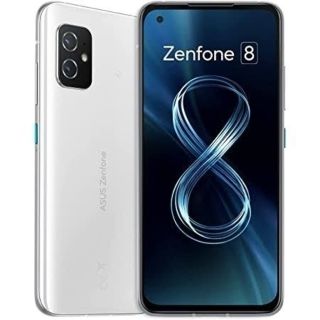 エイスース(ASUS)のおうじ81様専用　ASUS Zenfone8 白色 メモリ16GB 新品未開封(スマートフォン本体)