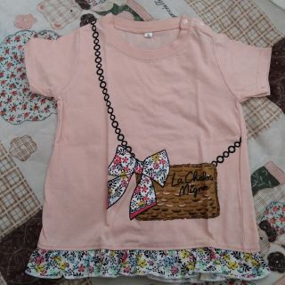 美品　女の子　夏物　ショルダーバッグプリント　半袖　Tシャツ(Tシャツ/カットソー)