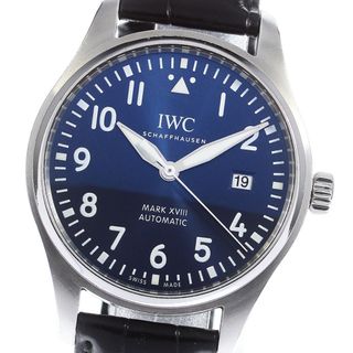 インターナショナルウォッチカンパニー(IWC)のIWC IWC SCHAFFHAUSEN IW327010 パイロットウォッチ マークXVIII デイト 自動巻き メンズ 箱・保証書付き_748860(腕時計(アナログ))