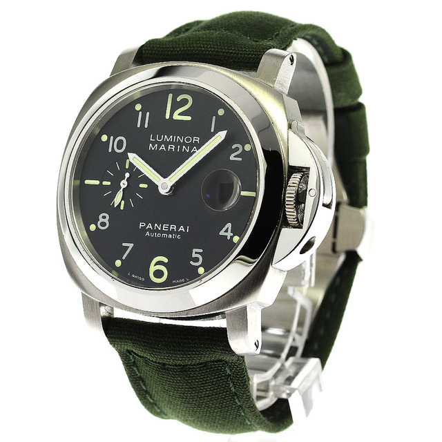 パネライ PANERAI PAM00164 ルミノール マリーナ デイト 自動巻き メンズ 良品 _748495