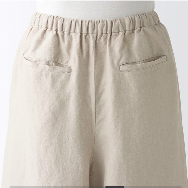 MUJI (無印良品) - 無印良品 ヘンプクロップドパンツ Sサイズ サンドベージュ 新品ナチュラル可愛いの通販 by キャンディ's shop|ムジルシリョウヒンならラクマ