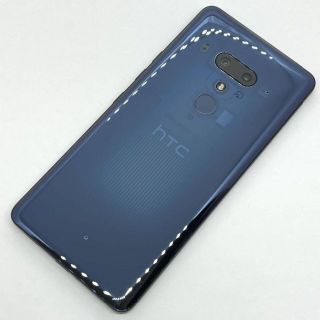 （ジャンク品）HTC U12+ SIMフリー トランスルーセントブル