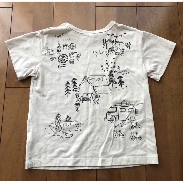 BREEZE(ブリーズ)のBREEZE   Tシャツ　140      グレージュ キッズ/ベビー/マタニティのキッズ服女の子用(90cm~)(Tシャツ/カットソー)の商品写真