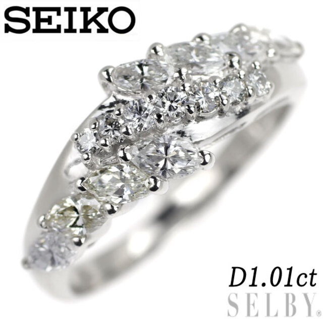 陰山織物謹製 pt900 ダイヤモンドリング 1.01ct 5.62g | ochge.org