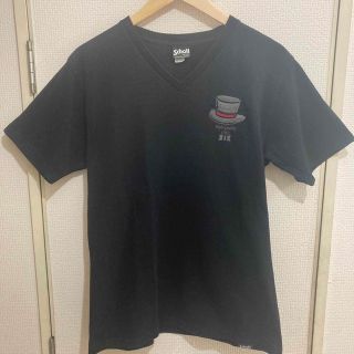 ショット(schott)のschott Vネック Tシャツ 刺繍 スカル ドクロ 髑髏 背面 サイズ：M(Tシャツ/カットソー(半袖/袖なし))