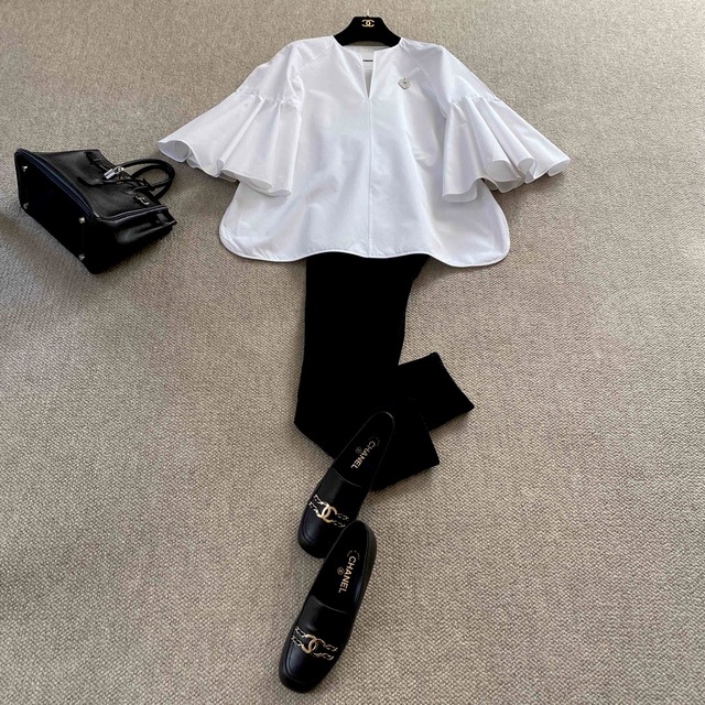 Jil Sander - ジルサンダーの上質でフリル袖がとてもお洒落で素敵な