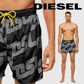 DIESEL - 洗練されたデザインDIESELメンズ ビーチウェア 水着 デジタル