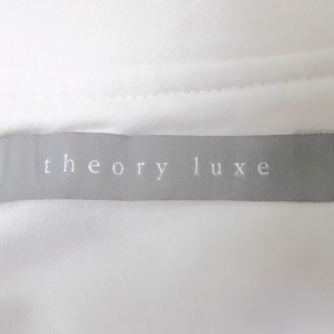 theory(セオリー)のtheory luxe セオリー ノーカラージャケット 1点 ホワイト 38 綿100％ レディース AO793A63  レディースのジャケット/アウター(ロングコート)の商品写真