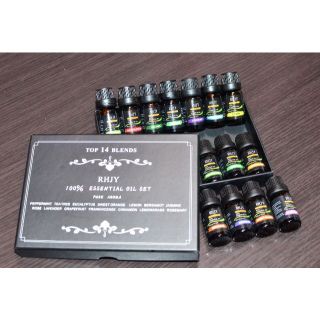 エッセンシャルオイル14本格安セット(100%天然・各10ml)#0510ae(エッセンシャルオイル（精油）)