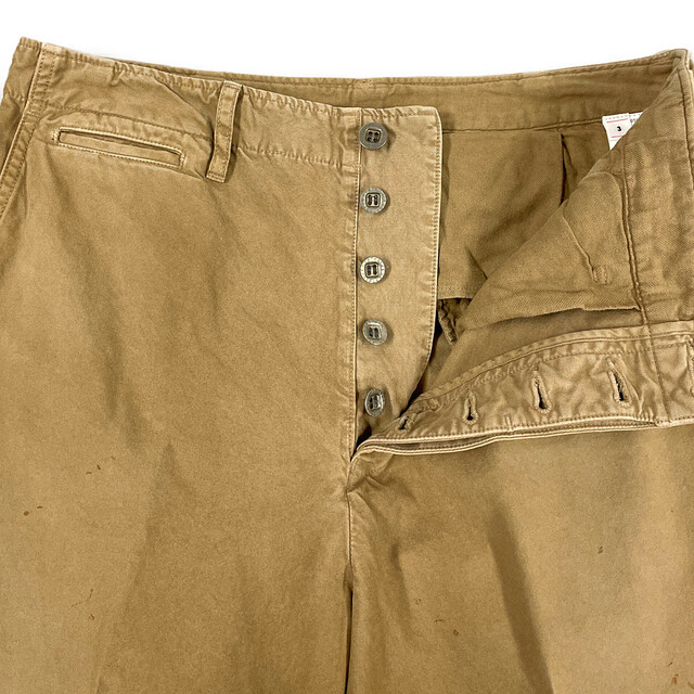 VISVIM ビズビム 0122105008004 CHINO PANTS HW TAPER DMGD チノパンツ ベージュ サイズ3 正規品 / 30825