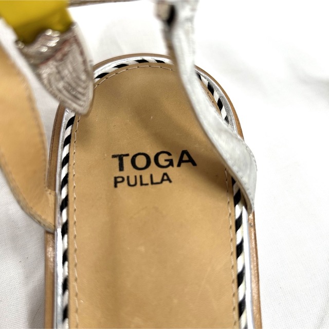 希少toga pullaトーガプルラ ブラウンサンダル 美品