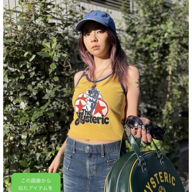 HYSTERIC GLAMOUR(ヒステリックグラマー)のHYSTERIC GLAMOUR THE NUDIST タンクトップ レディースのトップス(タンクトップ)の商品写真