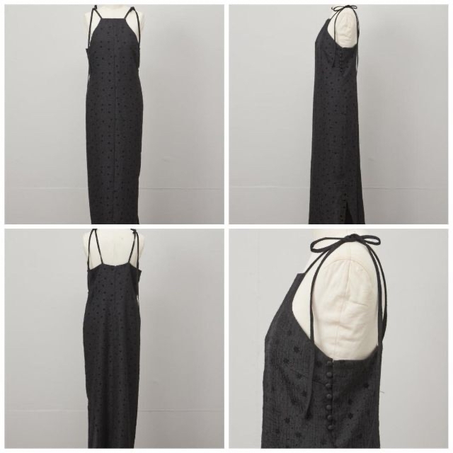 Rosary moon - 現行品 ROSARYMOON Flocky Flower Cami Dressの通販 by