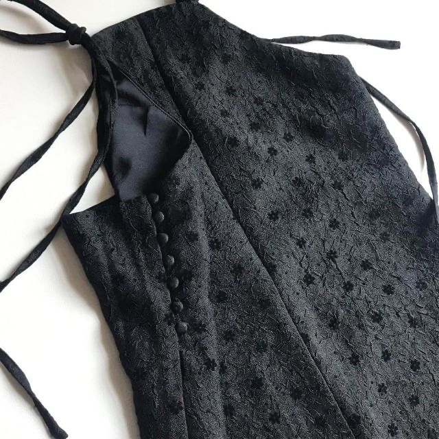 Rosary moon - 現行品 ROSARYMOON Flocky Flower Cami Dressの通販 by