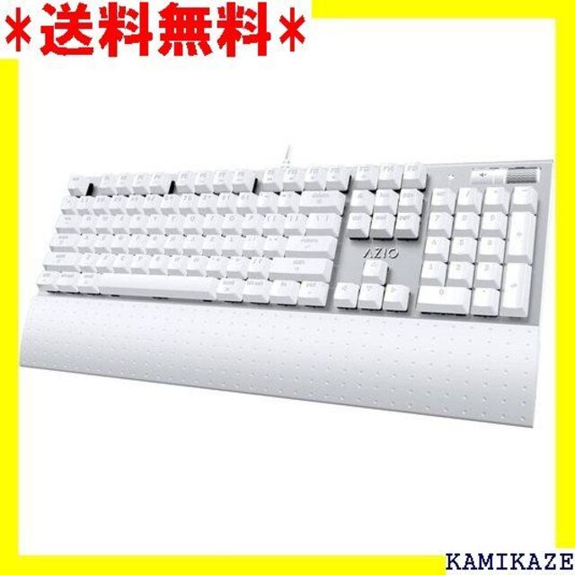 ☆ AZIO Mac用 メカニカルキーボード USB接続 整 輸入品 1048 AZIO Mac用 メカニカルキーボード USB接続 茶軸 US配列 バックライト 音量調整 (正規輸入品)