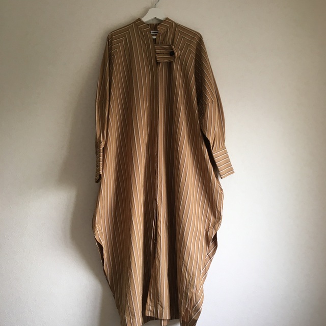 Jil Sander オーバーサイズ シャツドレス ワンピース ストライプ ...