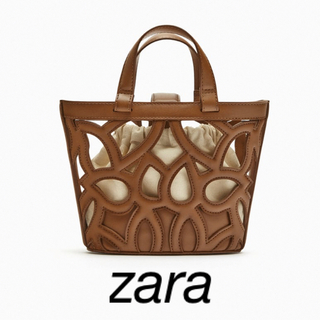 ザラ(ZARA)のZARA カットワーク　ミニトートバッグ(トートバッグ)