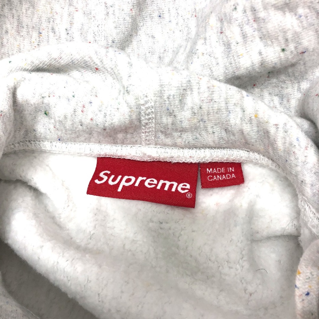 シュプリーム Supreme 0AW Drop Shadow Hooded Sweatshirt  ドロップシャドウフーデット アパレル/フーディ/ロゴ スウェットシャツ パーカー コットン グレー 美品 2