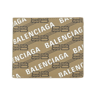 バレンシアガ(Balenciaga)の新品 バレンシアガ BALENCIAGA 2つ折り財布 シグネチャー ベージュ(折り財布)